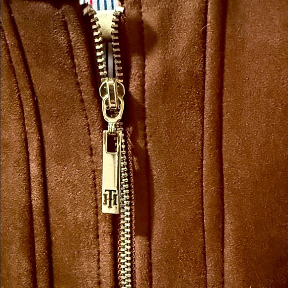 Tommy Hilfiger Chocolate Brown Suede Jacket - Picture 8 of 11